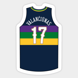 Jonas Valanciunas New Orleans Jersey Qiangy Sticker